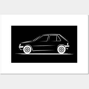 Peugeot 205 White Posters and Art